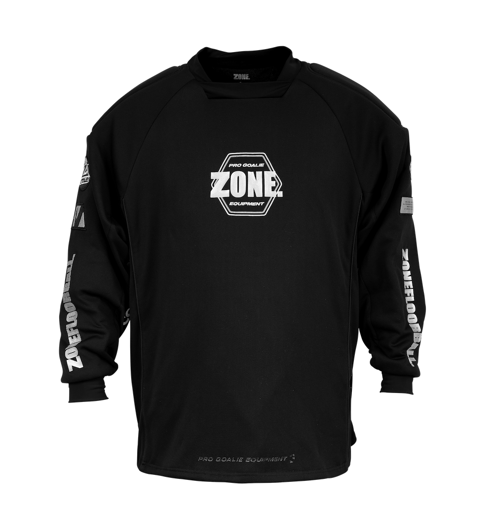 Unihoc Goalie Sweater UPGRADE PRO4 SW musta/hopea 26/27