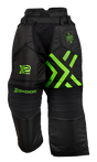 X2 Goalie Pants SR Black/Green 25/26