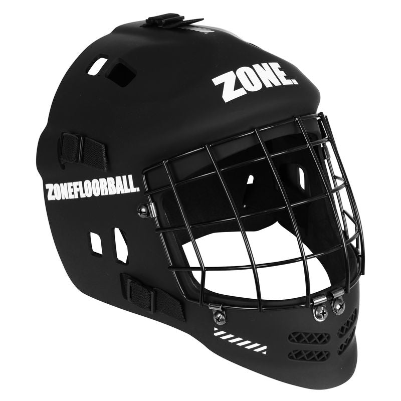 Goalie Mask UPGRADE JR Black/Silver 25/26
