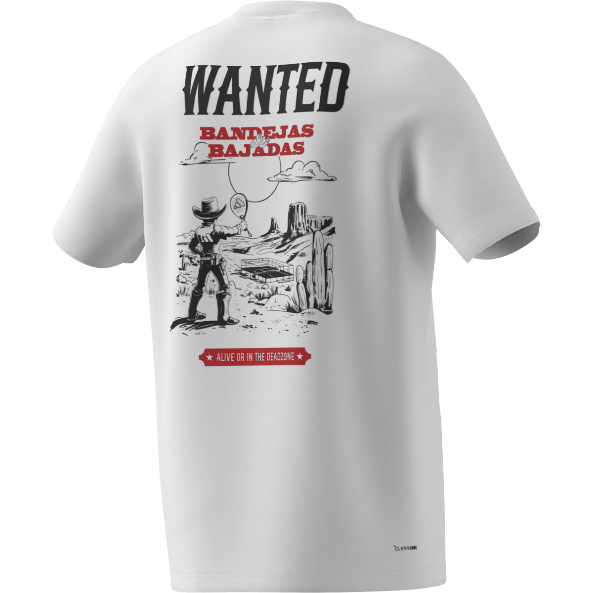 Padel Wanted Tee White 2026