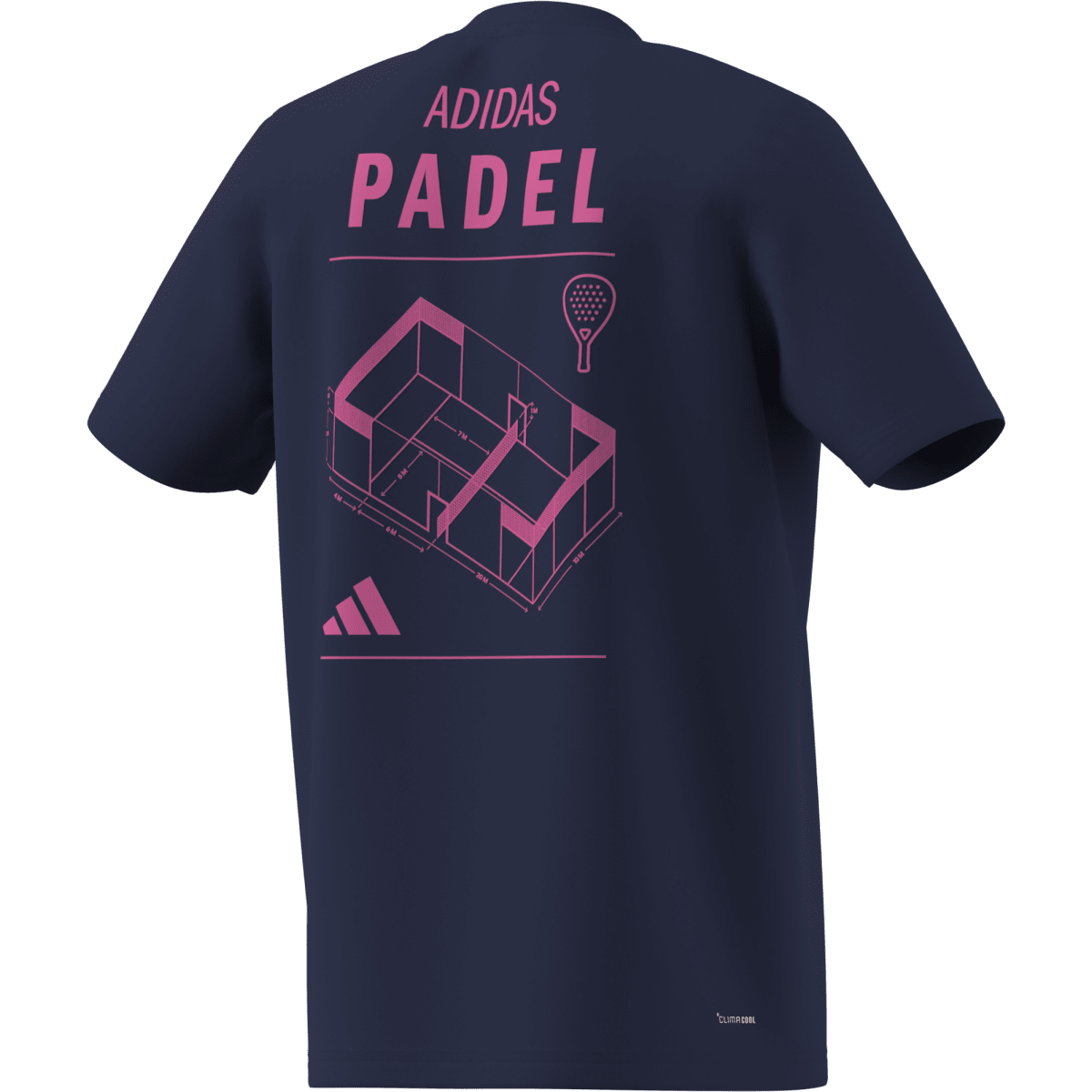 Padel Graphic Tee Dark Blue 2026