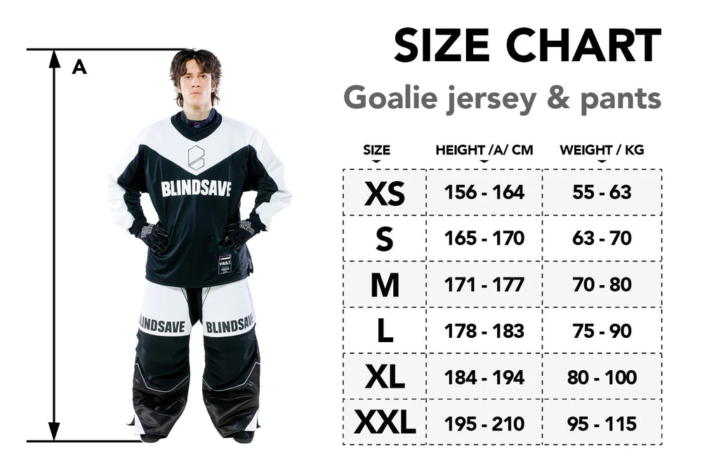 Blindsave Vault Goalie Pants RC Black/White 26/27