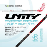 UNITY TeXtreme Feather Light Curve 1.0 29 Red/White